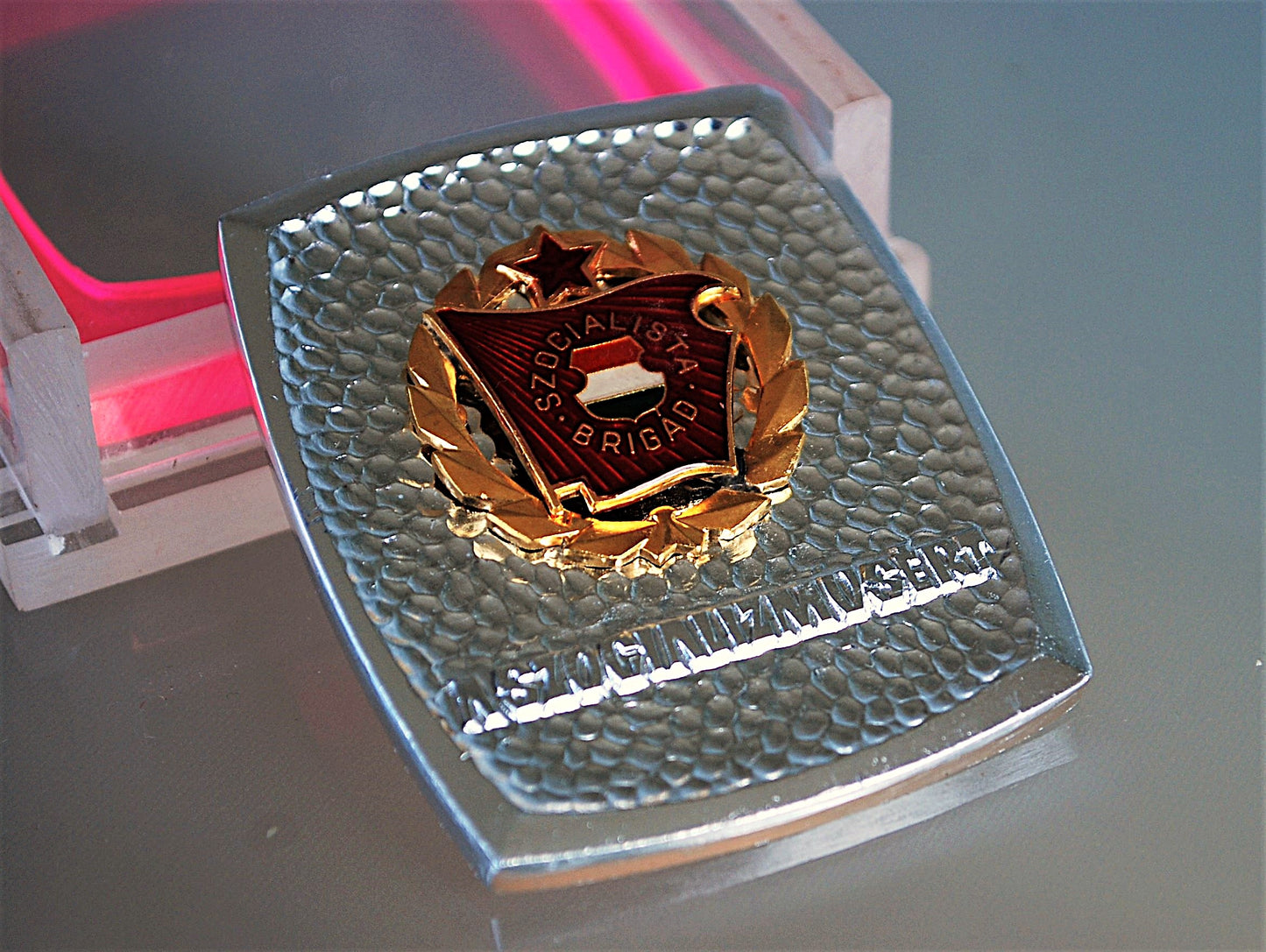 Medaille Plaque Socialistische Brigade