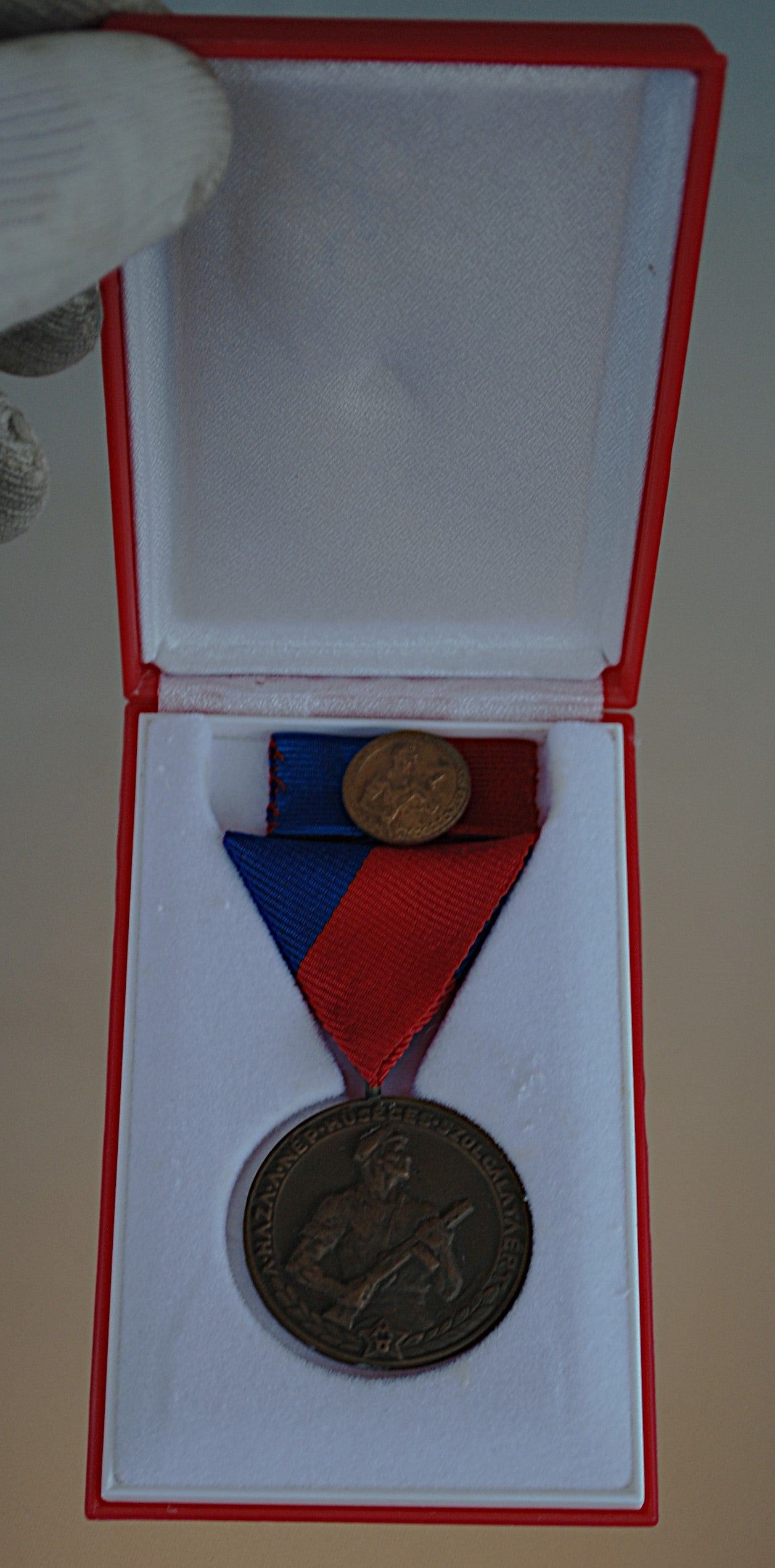 Medaille met Reversspeld Volksleger Volksrepubliek Hongarije