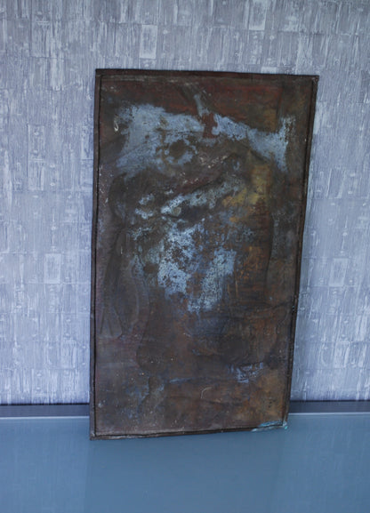 Retro Wandplaat Badende Vrouw