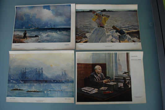 Pre order Mini poster Sociaal realisme 31 stuks  Drukkerij Pravda Moskou