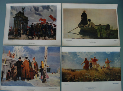 Pre order Mini poster Sociaal realisme 31 stuks  Drukkerij Pravda Moskou