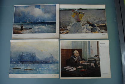 Pre order Mini poster Sociaal realisme 31 stuks  Drukkerij Pravda Moskou