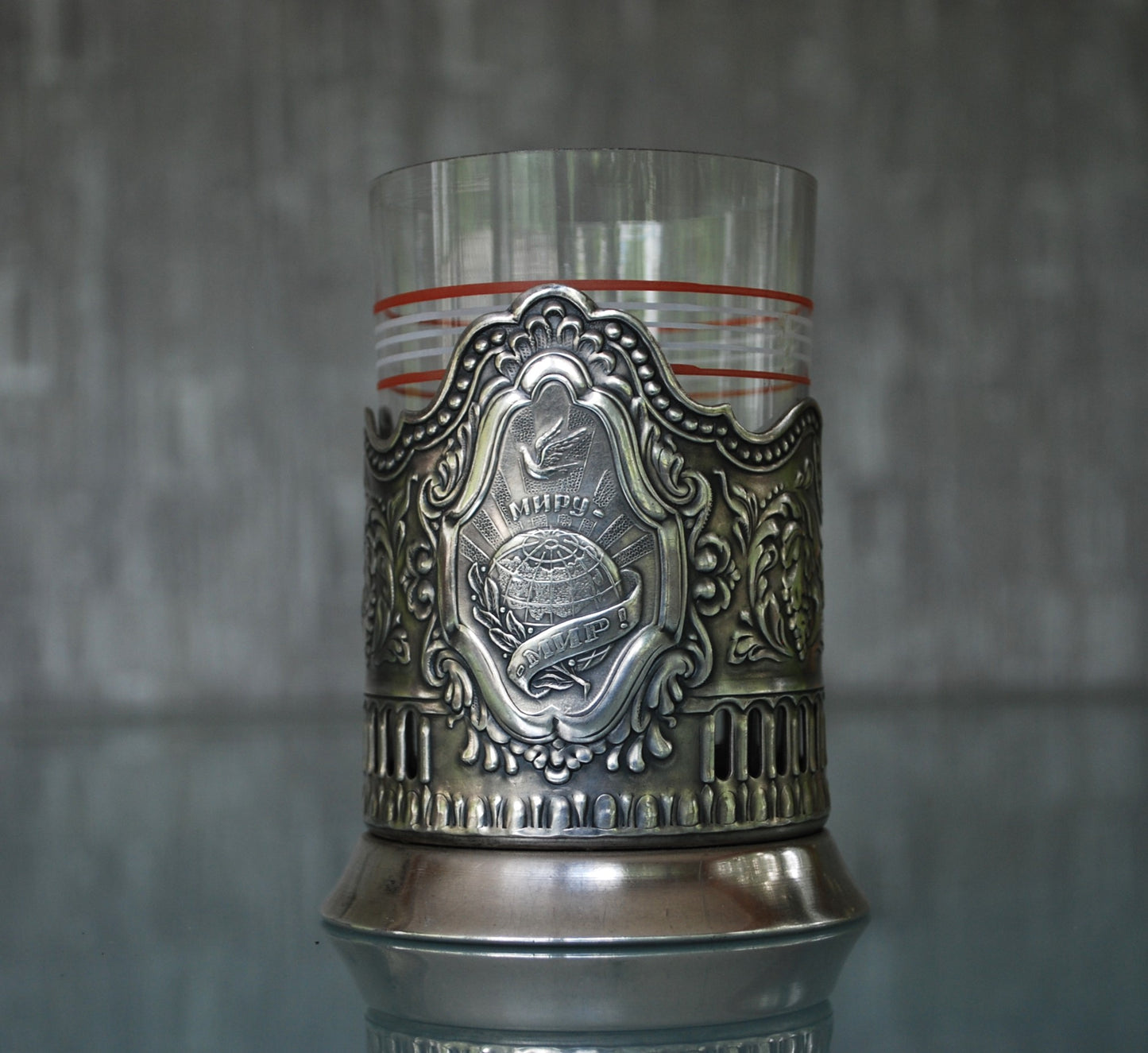 Vrede op aarde. Met originele glas