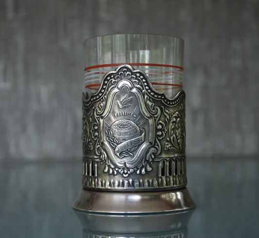 Vrede op aarde. Met originele glas