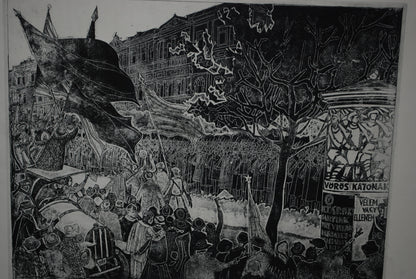 Ets - Pak een pistool! Inspectie van de bataljons op de voormalige Andrássy út april 1919