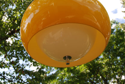 Zeldzame vintage Meblo Guzzini Space Age plafondlamp
