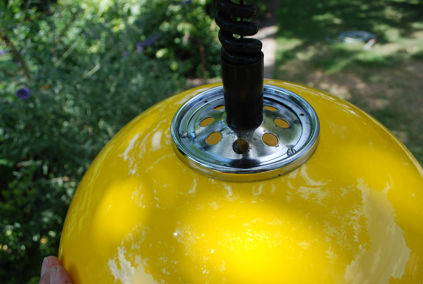 Zeldzame vintage Meblo Guzzini Space Age plafondlamp