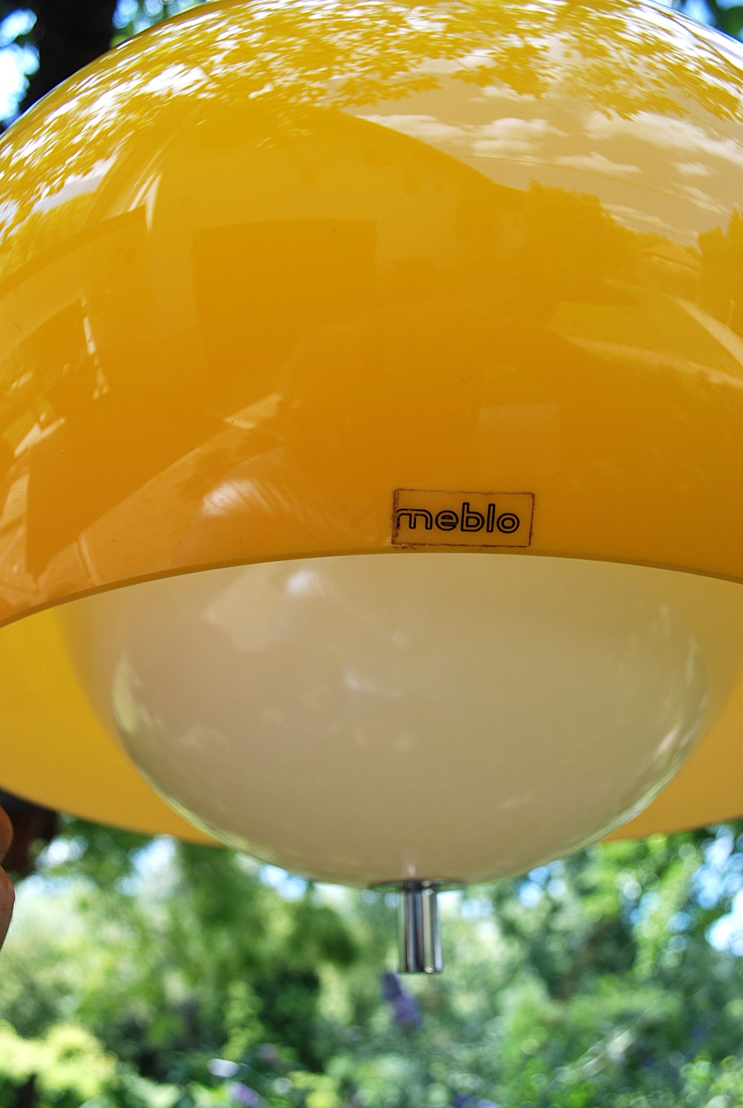 Zeldzame vintage Meblo Guzzini Space Age plafondlamp