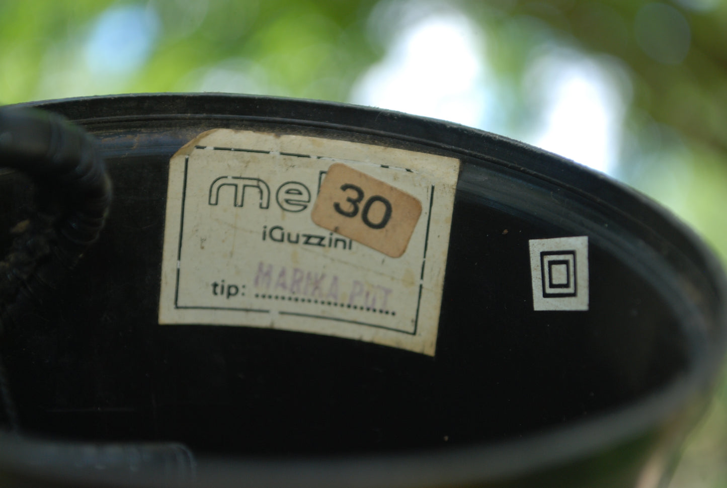 Zeldzame vintage Meblo Guzzini Space Age plafondlamp