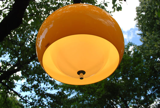 Zeldzame vintage Meblo Guzzini Space Age plafondlamp