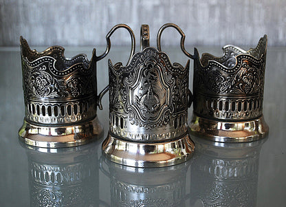 Raketten en satellieten boven Moskou Compleet set van 6 stuks