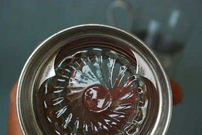 Spoetnik Russisch Theeglas houder Met Glas Compleet set van 6 stuks