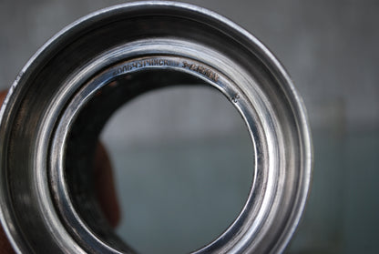 Moskou Kremlin Glashouder met prachtige oor Melchior / Cupronickel Podstakannik.