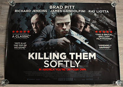 Film Poster Enkelzijdig Geprint, Brad Pitt Bioscoop Poster Origineel Engeland