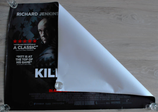 Film Poster Enkelzijdig Geprint, Brad Pitt Bioscoop Poster Origineel Engeland