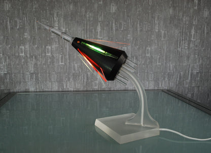 Preorder Raket lamp Capsule op plexiglas met pertinax body