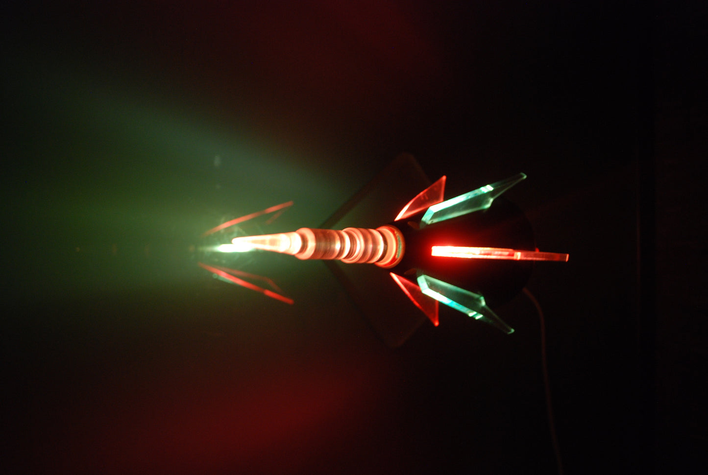 Preorder Raket lamp Capsule op plexiglas met pertinax body