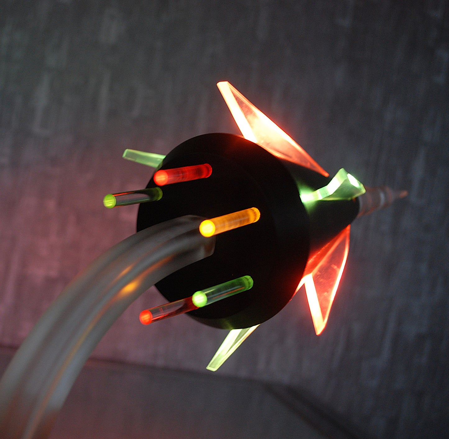 Preorder Raket lamp Capsule op plexiglas met pertinax body