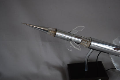 Pre order Raket lamp op eboniet sokkel Zie video!