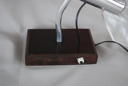 Pre order Raket lamp op eboniet sokkel Zie video!