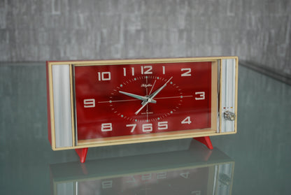 Rhythm 68015 Vintage Space Age retro Muzikale Wekker