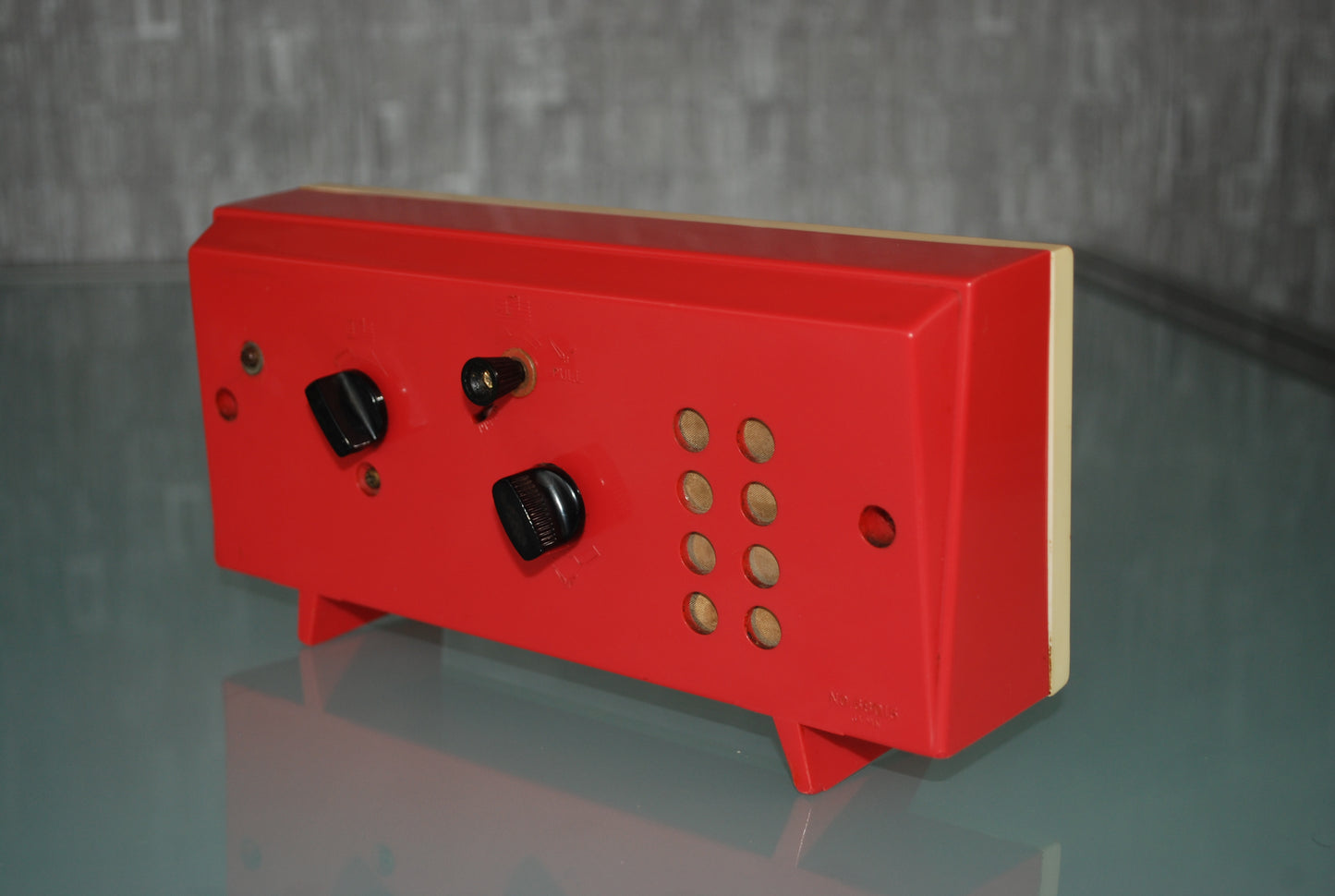 Rhythm 68015 Vintage Space Age retro Muzikale Wekker