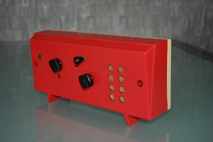 Rhythm 68015 Vintage Space Age retro Muzikale Wekker