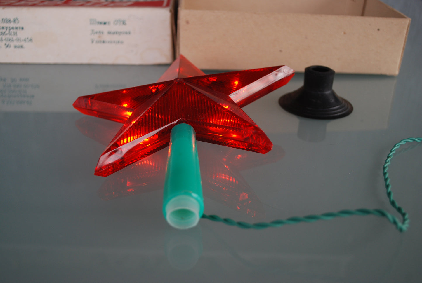 Preorder Rode ster CCCP verlicht in de originele doos