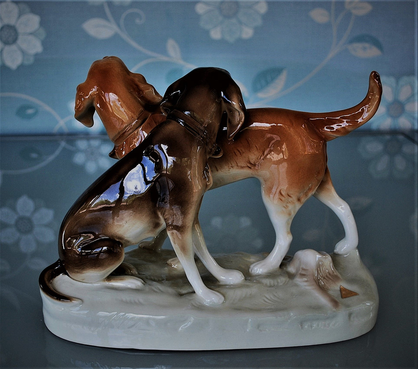 Royal Dux Honden "Best Friends"