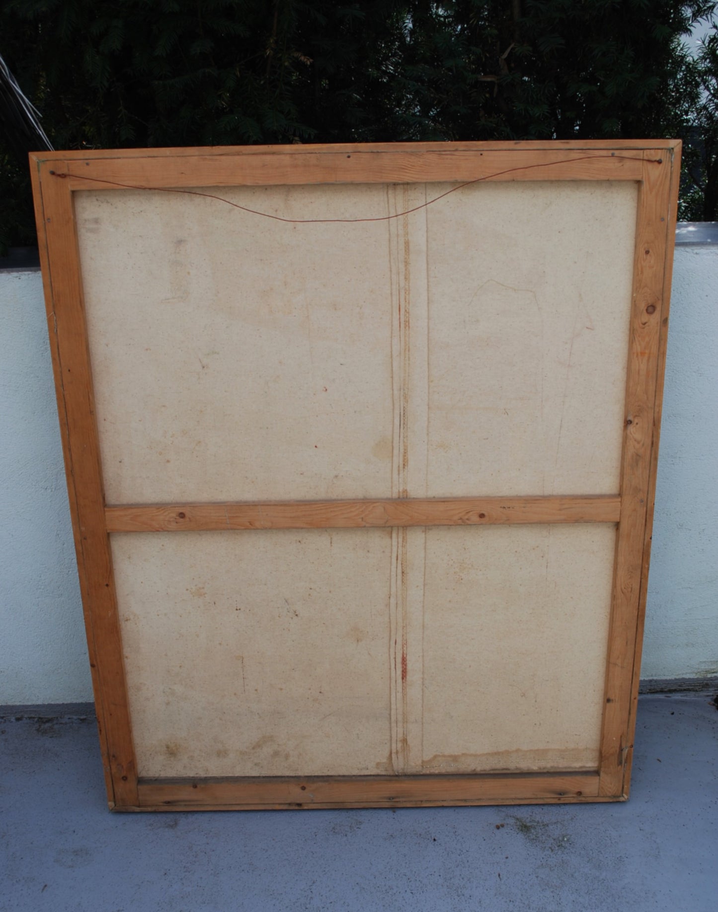 Olie Schilderij van M. Hegadüs 1987 "  Friendship of People "