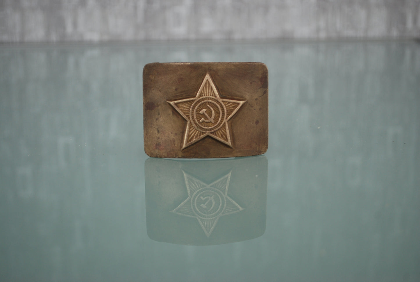 Preorder Sovjet messing riem gesp