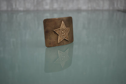 Preorder Sovjet messing riem gesp