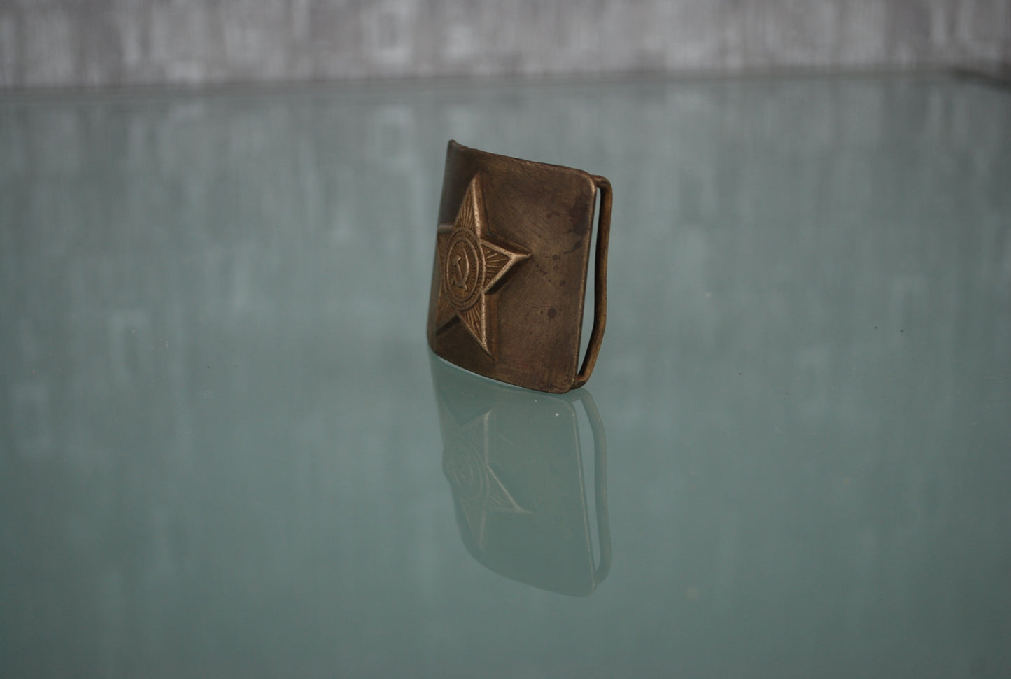 Preorder Sovjet messing riem gesp