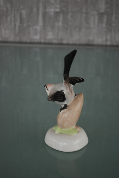 Preorder Staartmees Porselein vogel beeld