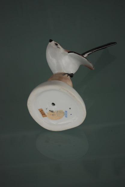 Preorder Staartmees Porselein vogel beeld