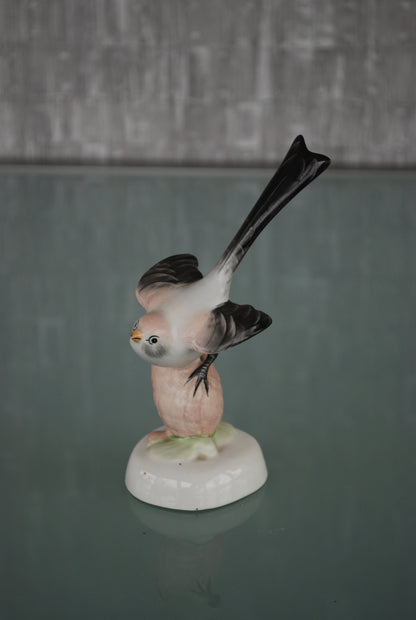 Preorder Staartmees Porselein vogel beeld