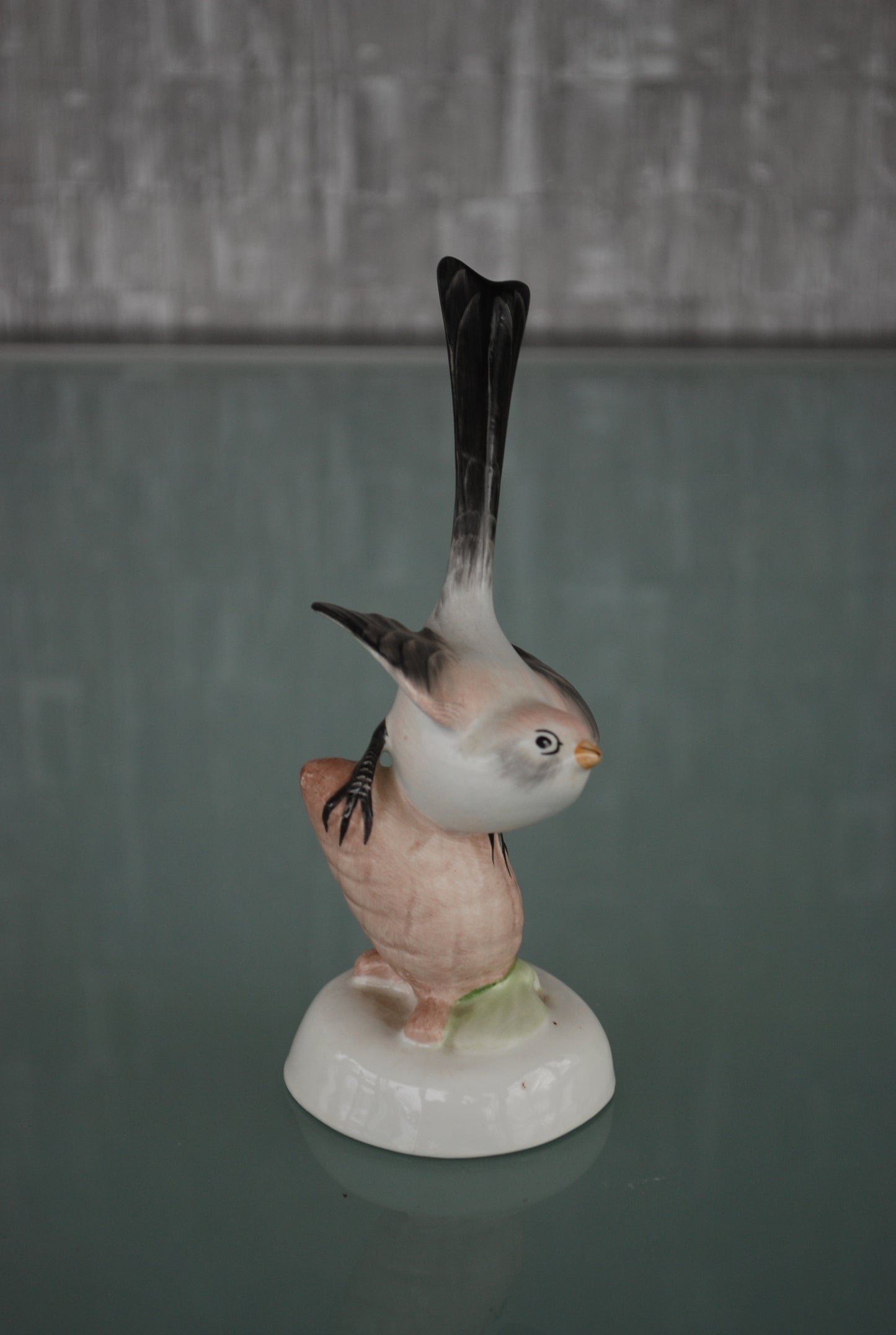 Preorder Staartmees Porselein vogel beeld