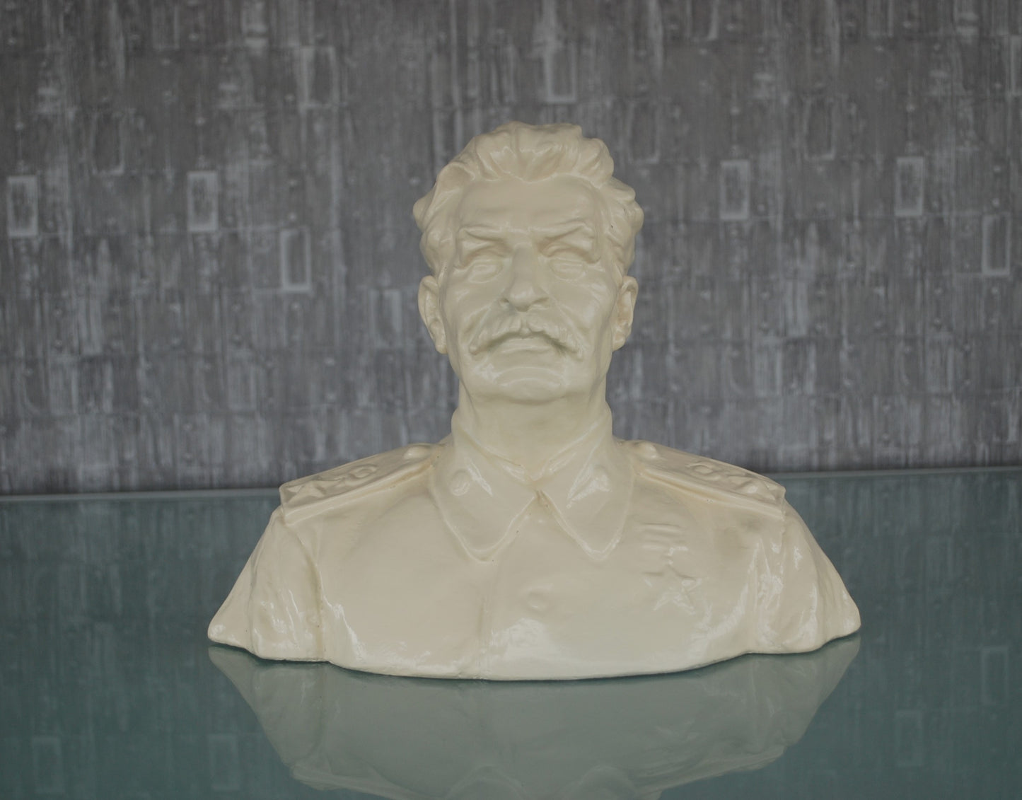 Pre order Stalin buste keramiek gesigneerd kunstenaar Pokorný - Groot!