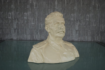 Pre order Stalin buste keramiek gesigneerd kunstenaar Pokorný - Groot!