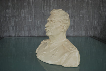 Pre order Stalin buste keramiek gesigneerd kunstenaar Pokorný - Groot!
