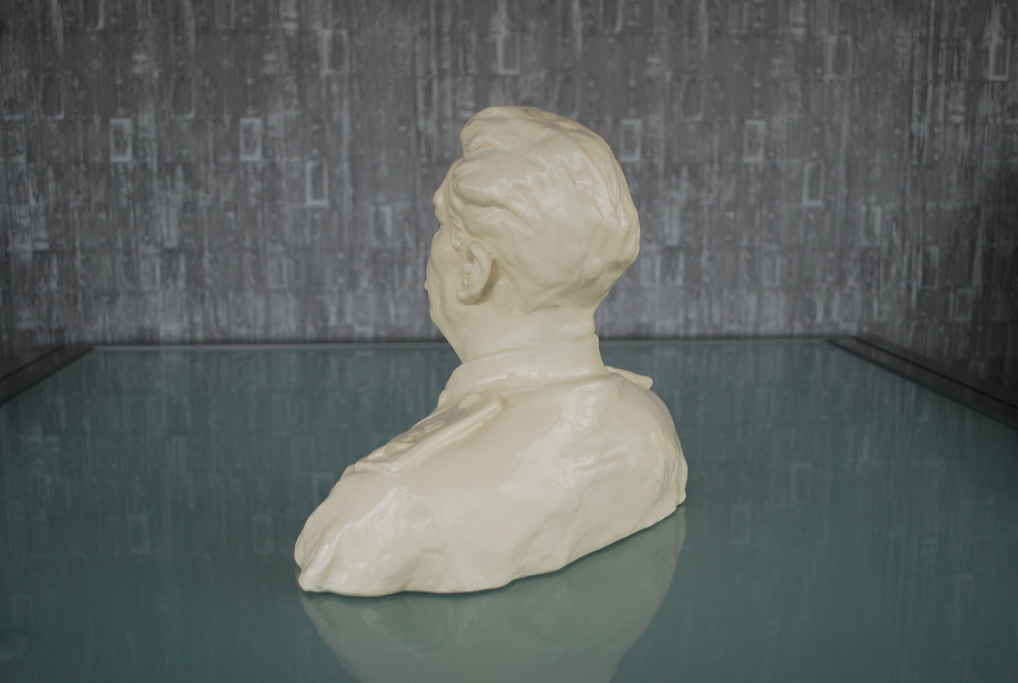 Pre order Stalin buste keramiek gesigneerd kunstenaar Pokorný - Groot!