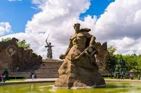 Standbeeld uit de voormalig Sovjet-Unie CCCP Volgograd