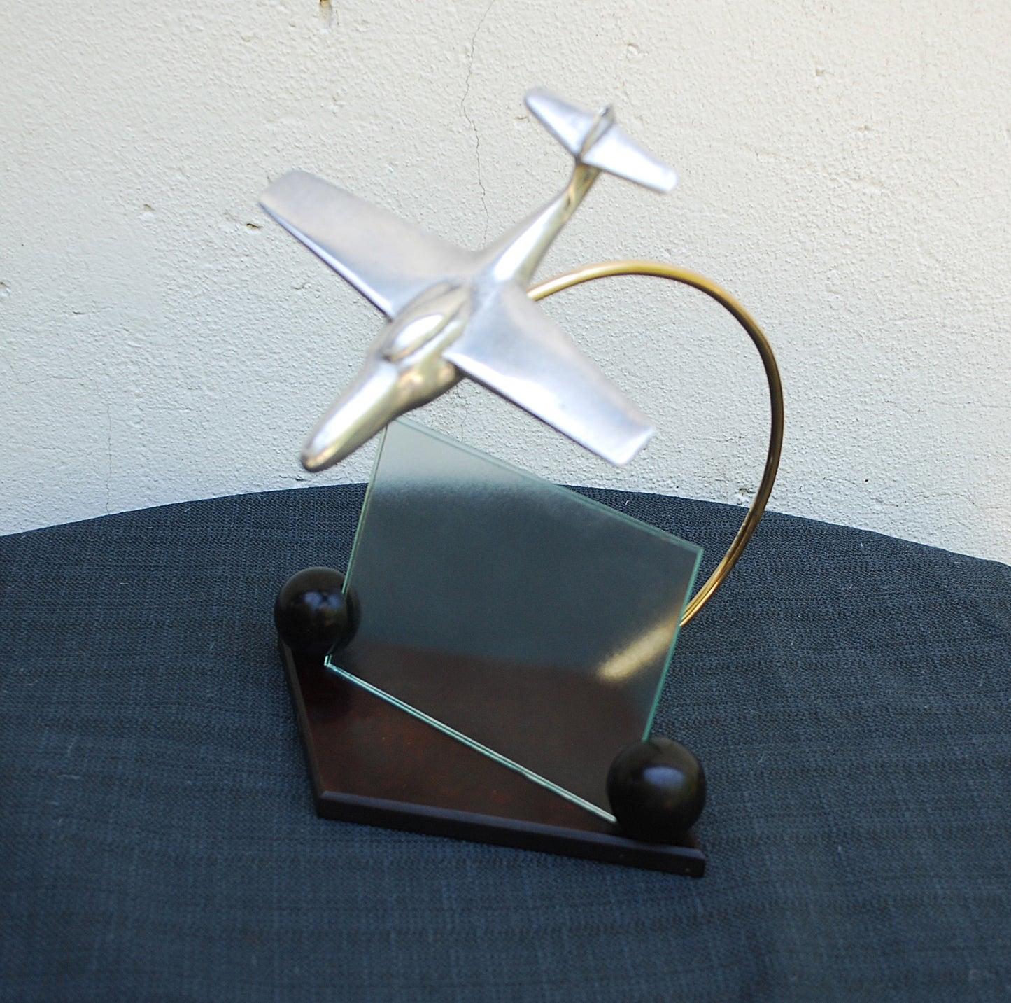 76 Vintage Desktop Airplane Fighter Jet Jet Northrop F-89 "Scorpion" Trench Art