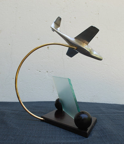 76 Vintage Desktop Airplane Fighter Jet Jet Northrop F-89 "Scorpion" Trench Art
