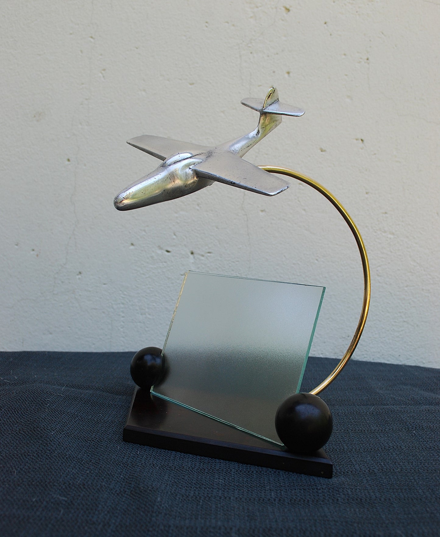 76 Vintage Desktop Airplane Fighter Jet Jet Northrop F-89 "Scorpion" Trench Art