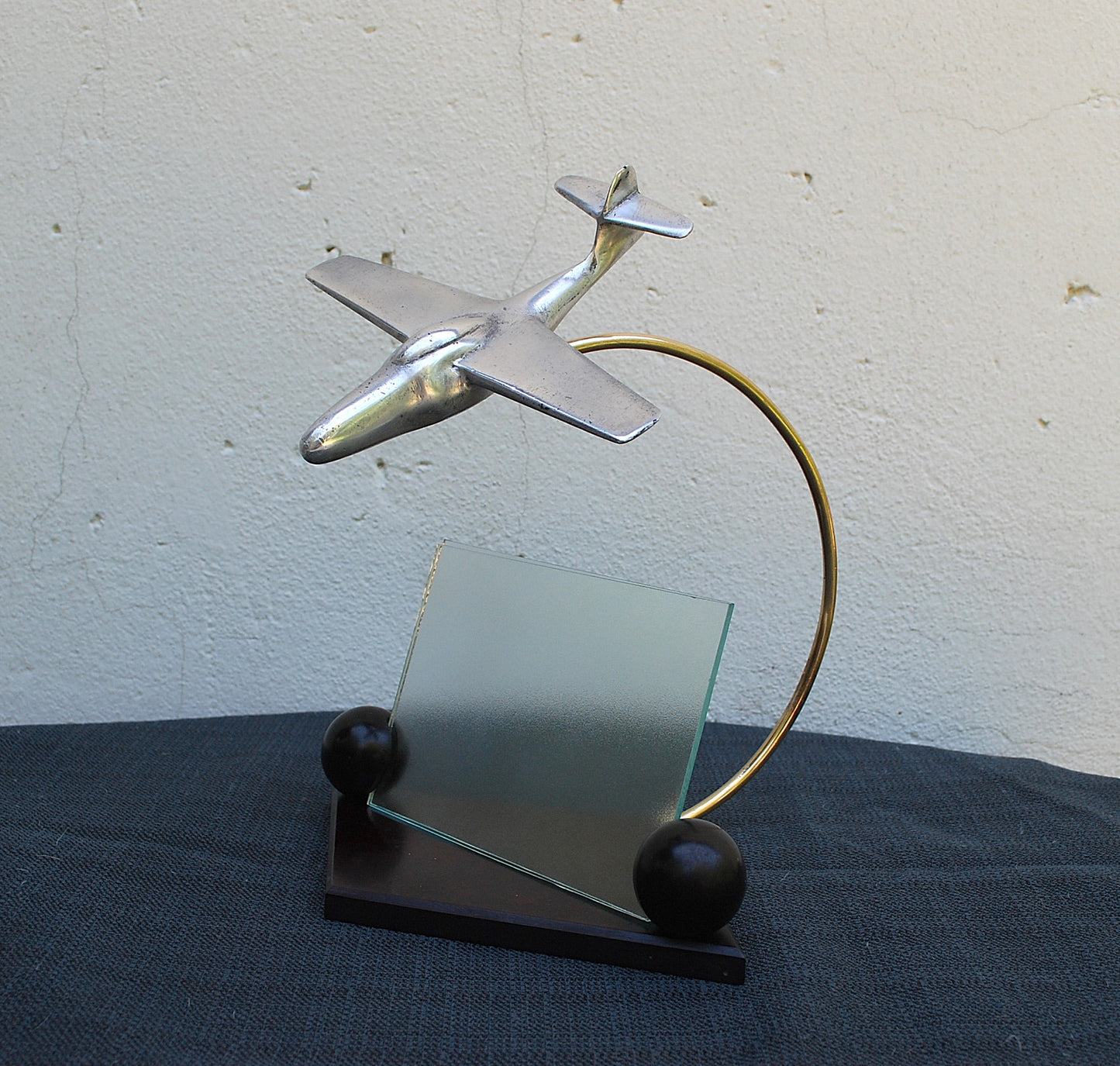 76 Vintage Desktop Airplane Fighter Jet Jet Northrop F-89 "Scorpion" Trench Art