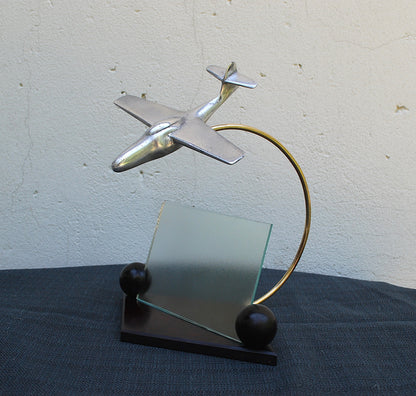 76 Vintage Desktop Airplane Fighter Jet Jet Northrop F-89 "Scorpion" Trench Art