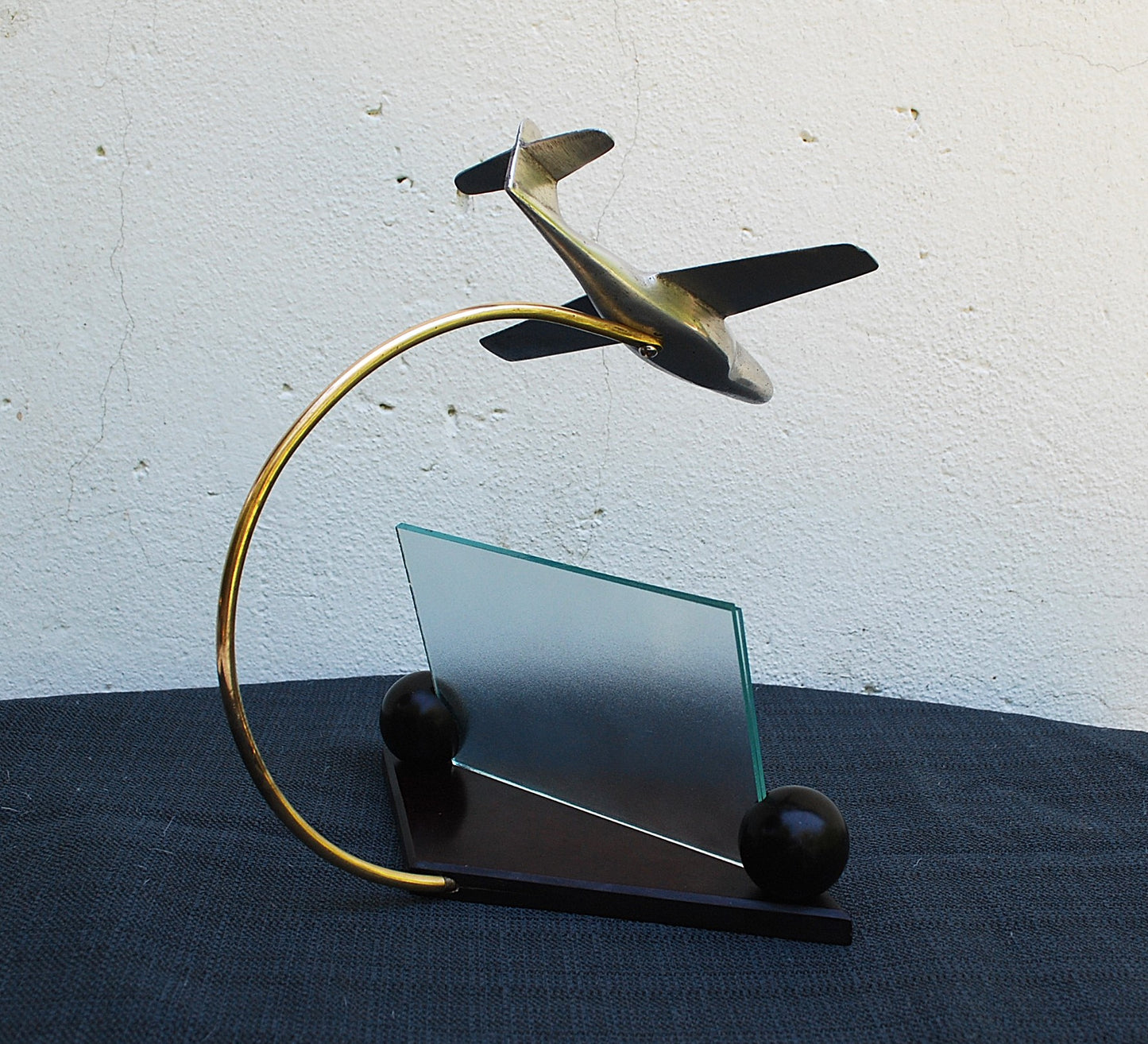 76 Vintage Desktop Airplane Fighter Jet Jet Northrop F-89 "Scorpion" Trench Art