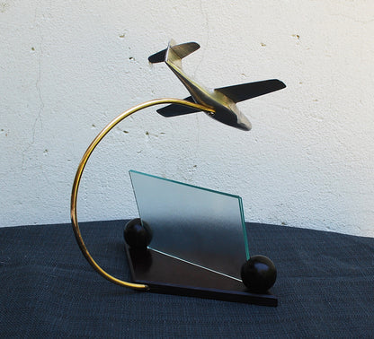 76 Vintage Desktop Airplane Fighter Jet Jet Northrop F-89 "Scorpion" Trench Art
