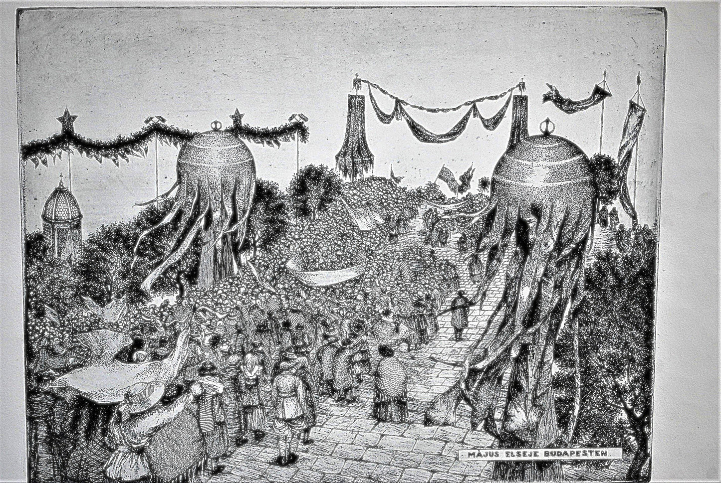 Ets - 1 mei viering Boedapest 1919 Dag van de Arbeid